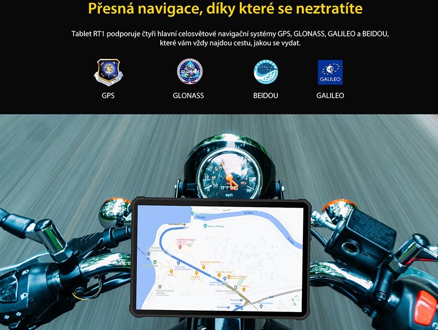 Tablet iGET RT1 navigační systémy