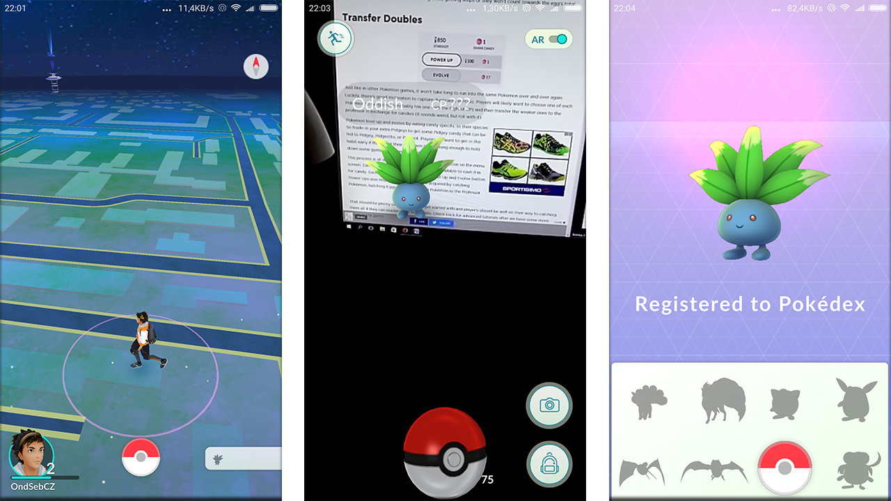 pokemon Go informace