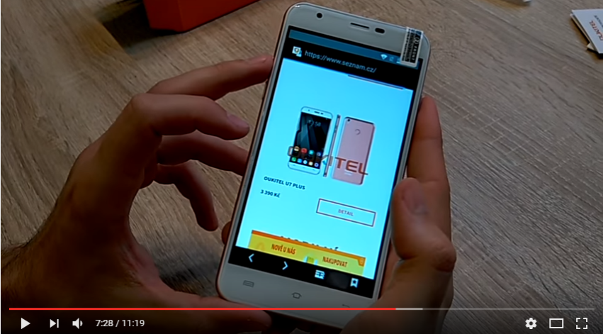 Oukitel U7 Plus videorecenze