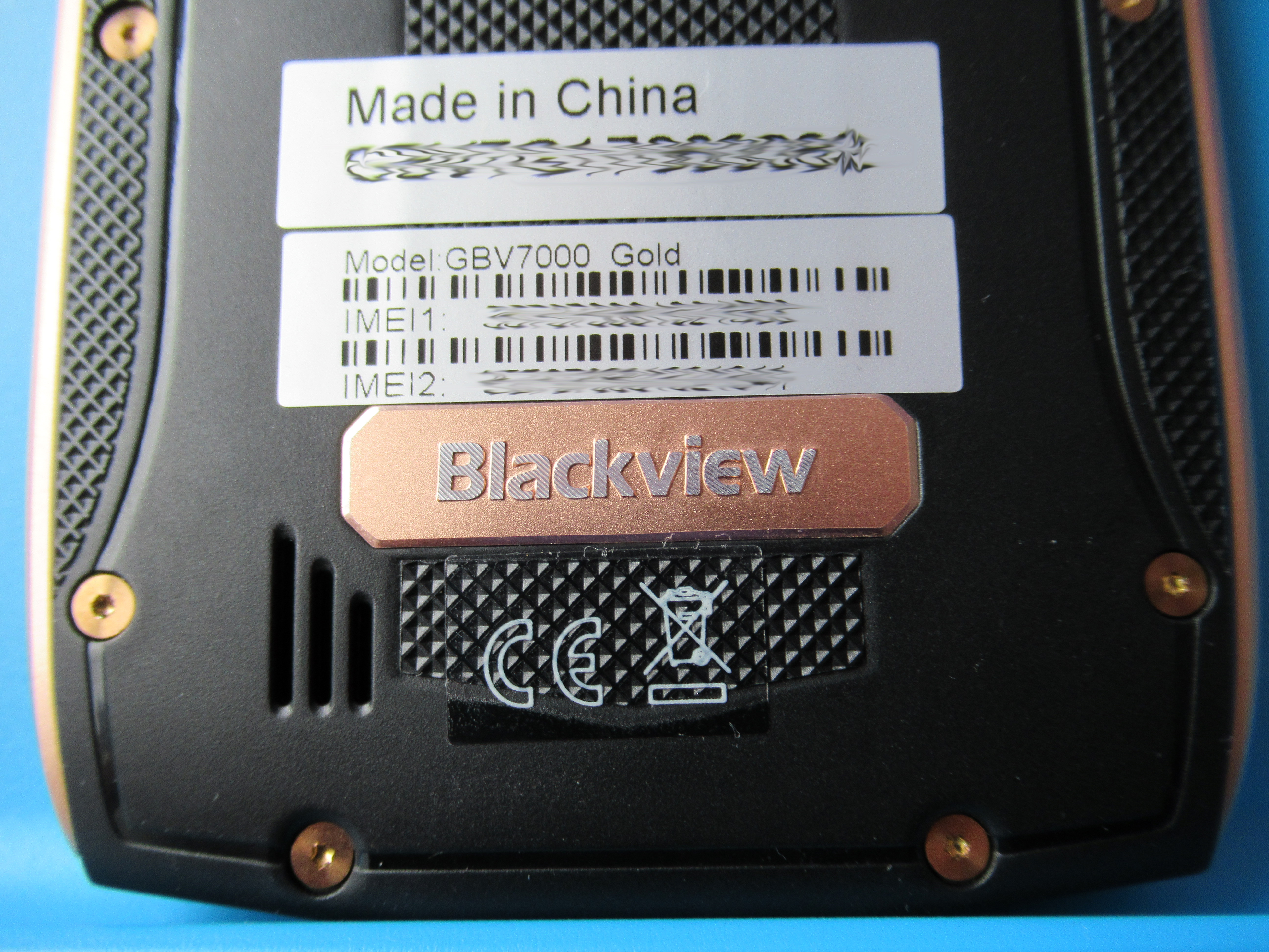 iGET Blackview GBV7000 Gold reproduktor