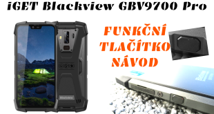 iGET Blackview GBV9700 Pro tlačítko