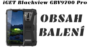 iGET Blackview GBV9700 Pro obsah balení