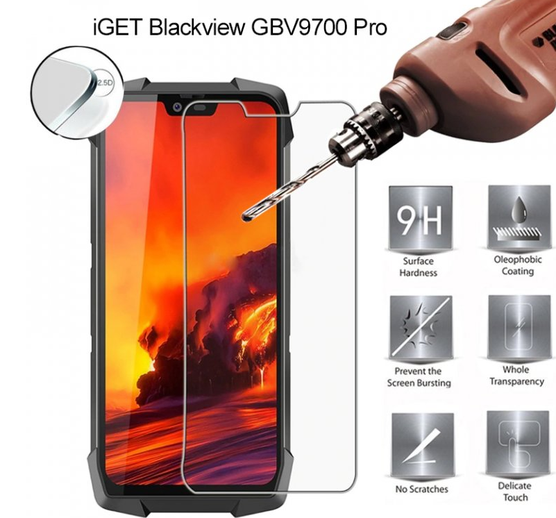 iGET Blackview GBV9700 Pro tvrzené sklo