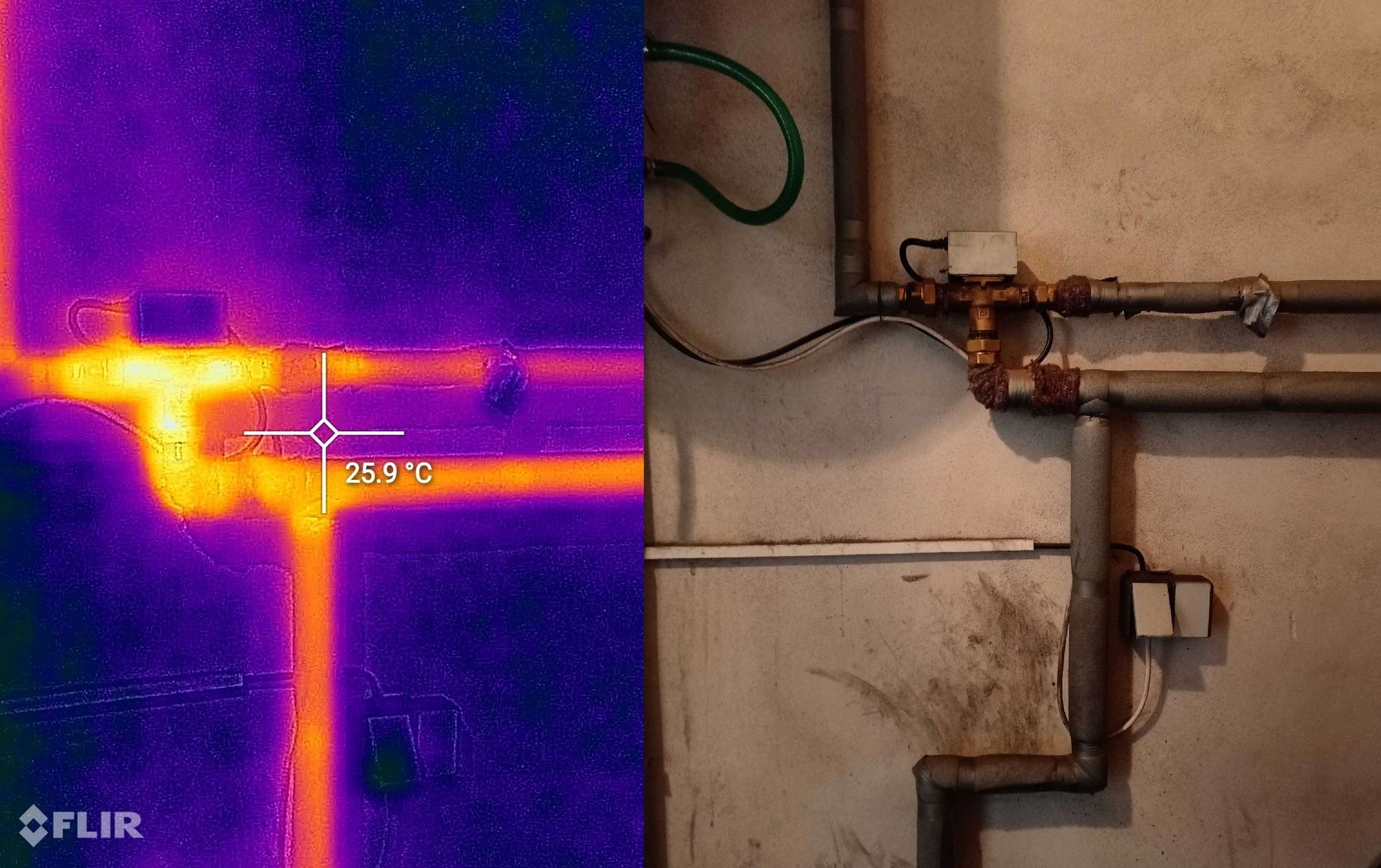 Flir termokamera ukázka
