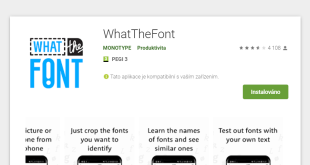 WhatTheFont aplikace