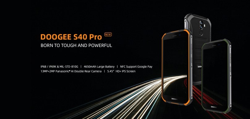 Odolný telefon Doogee S40 Pro