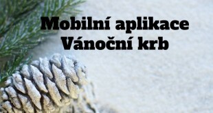 Vánoční aplikace imitující krb