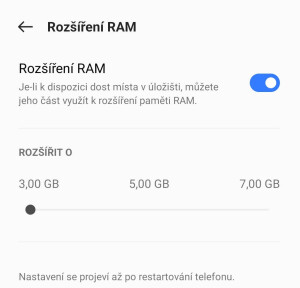 realme 2 Pro rozšíření RAM