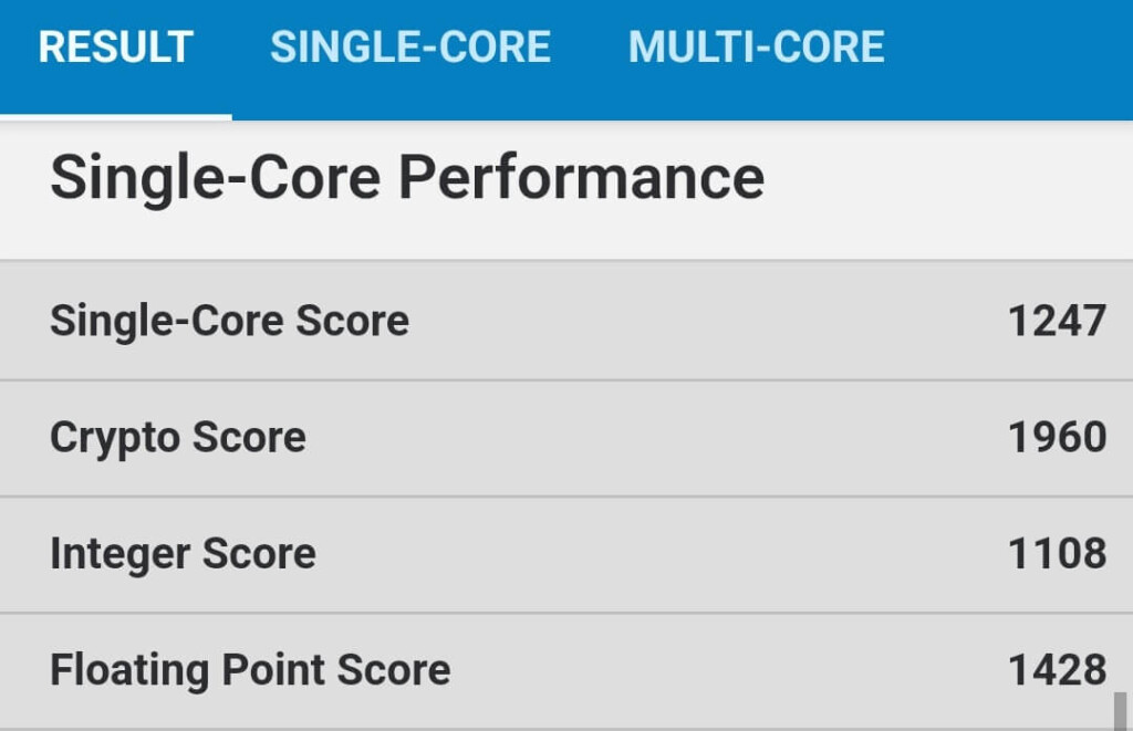 realme 2 Pro GeekBench