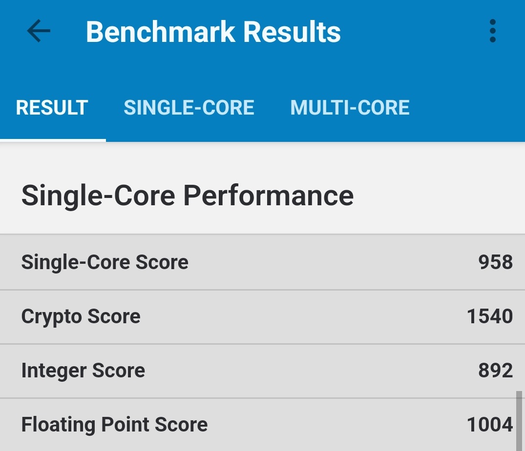 realme GT Neo 3 GeekBench výsledek