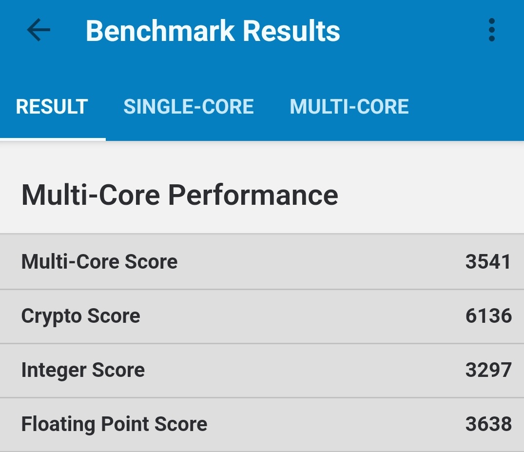 realme GT Neo 3 GeekBench výsledek