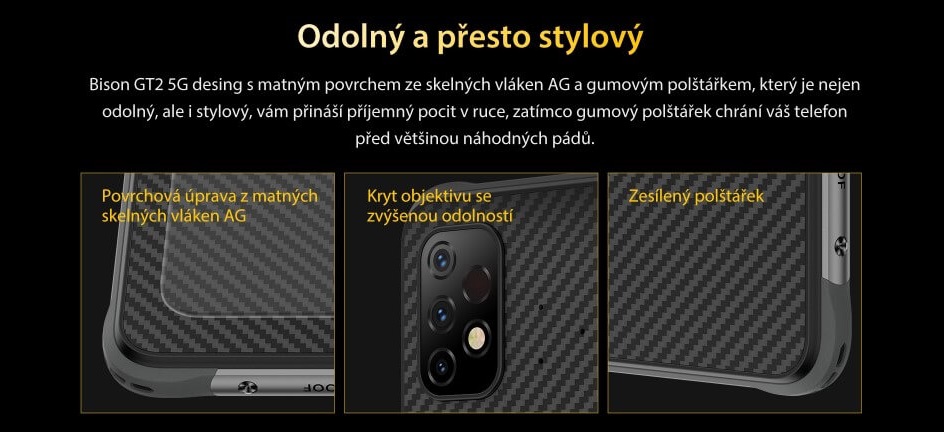 UMIDIGI BISON GT2 vzhled