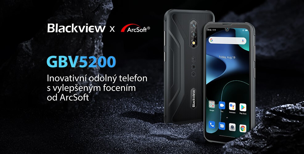 Odolný telefon iGET Blackview GBV5200