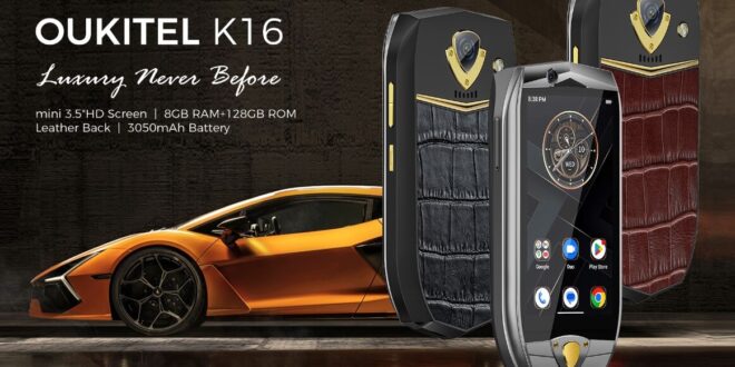 Oukitel K16 – telefon s elegantním vzhledem